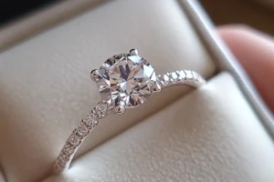 bague de fiançaille pour la futur mariée