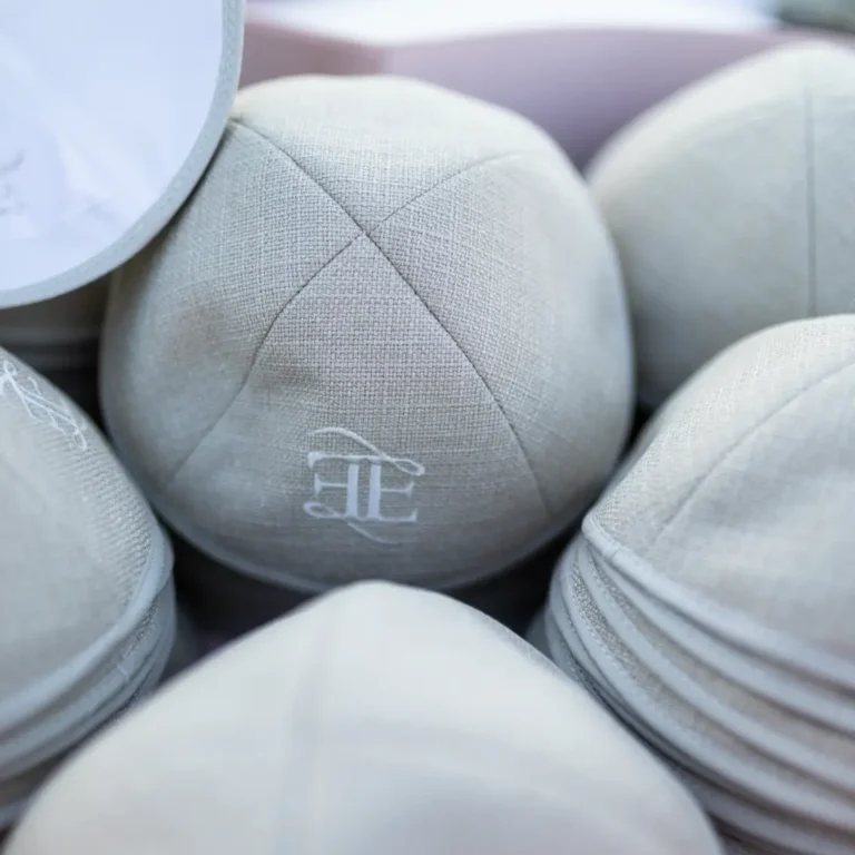 kippa personnalisée mariage et barmistva
