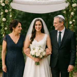 mariée mariage juif houppa