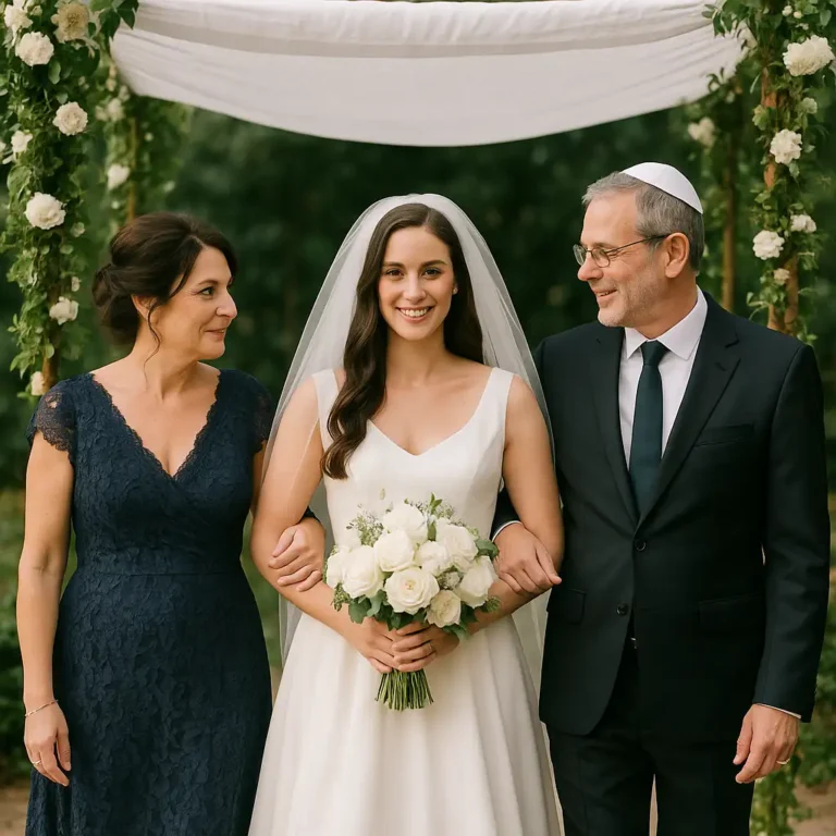 mariée mariage juif houppa