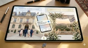 invitation digitales faire part en pour mariage civil et religieux