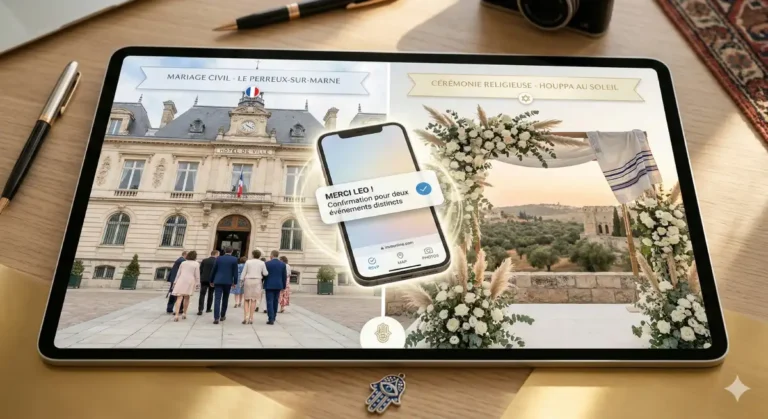 invitation digitales faire part en pour mariage civil et religieux