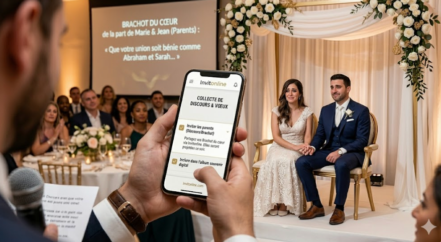 mariage houppa brahots voeux mariés mazal tov